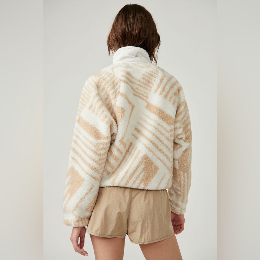 NWT Free People Movement Rocky Ridge Fleece Jacket - Snow - Picture 3 of 16